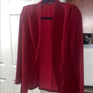 SHEIN Bold Red Blazer